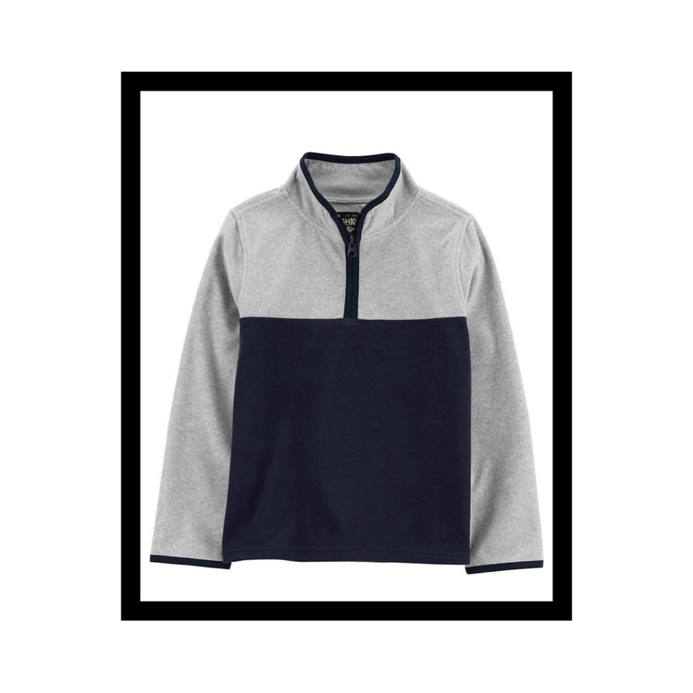 ‼️‼️Clearance-Boys 4-7 1/4 Zip Pullover
